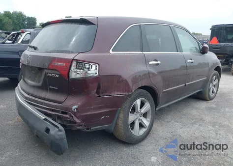 2011 Acura Mdx Technology Package from USA, damaged, VIN 2HNYD2H66BH533099